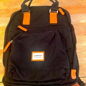 Stylish black laptop backpack (Lovevook)